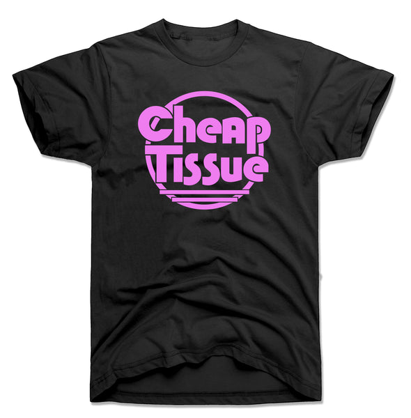 CHEAP TISSUE (Black/pink T-shirt)